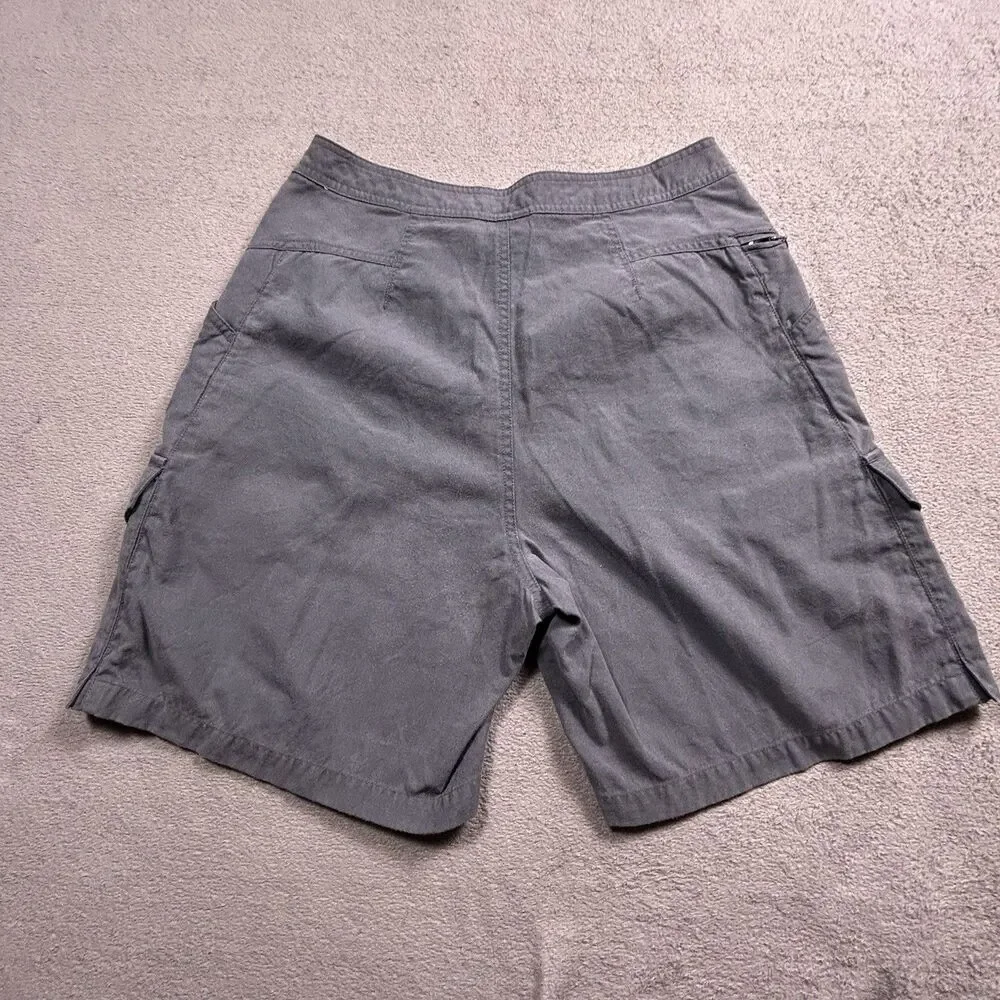 REI Cargo Shorts Womens 12 Grey Y2K Gorpcore Utility